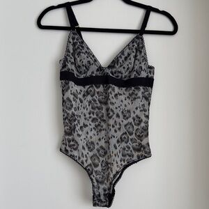 Leopard Print Bodysuit